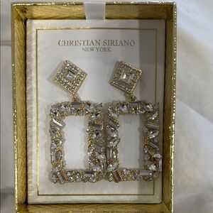 Christian Siriano Gold and Silver Women's Earrings